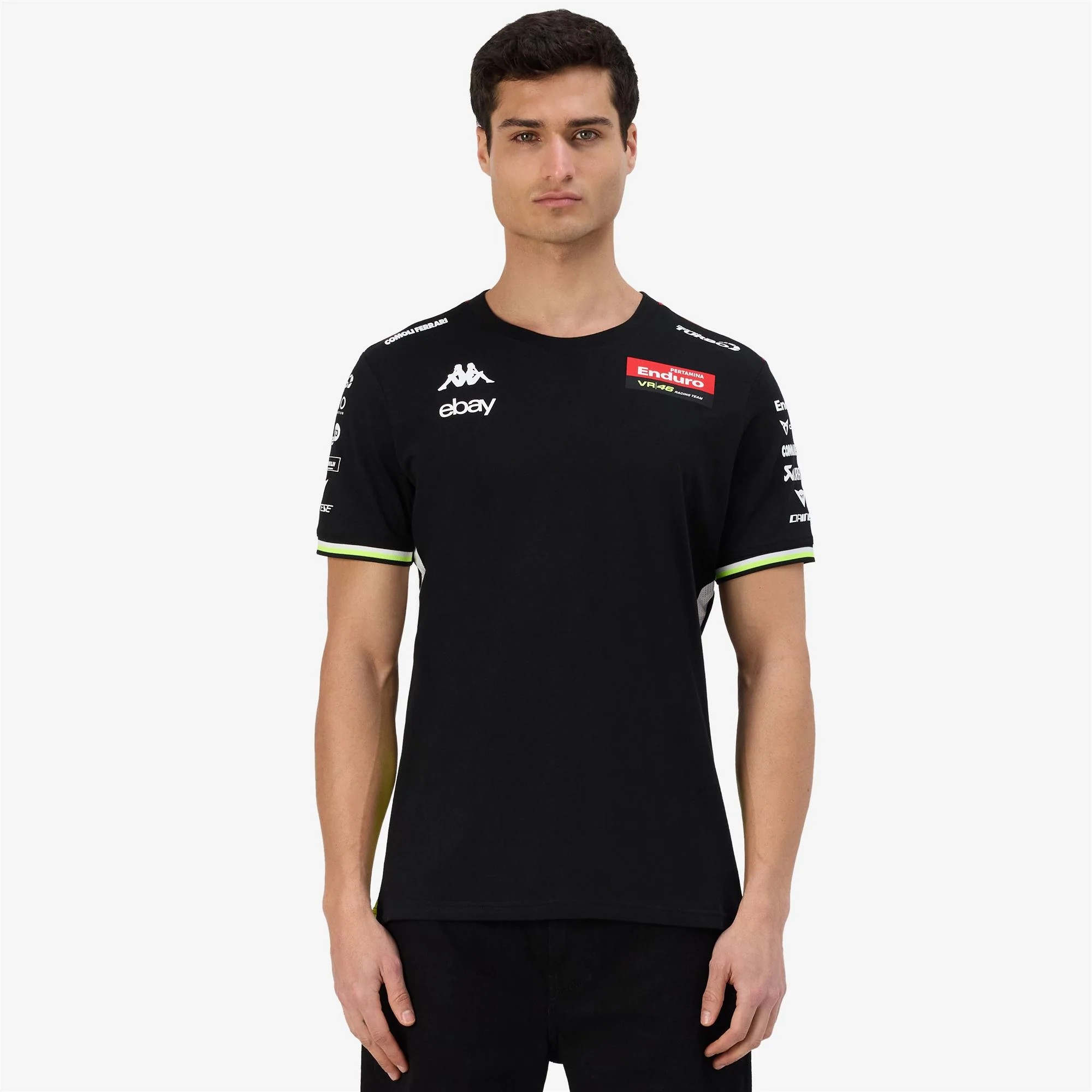 AMIRIM VR46 - Active Jerseys - Shirt - Man - BLCK-NEON YELLOW-RED FLAME -NO SPONSOR - Image 4