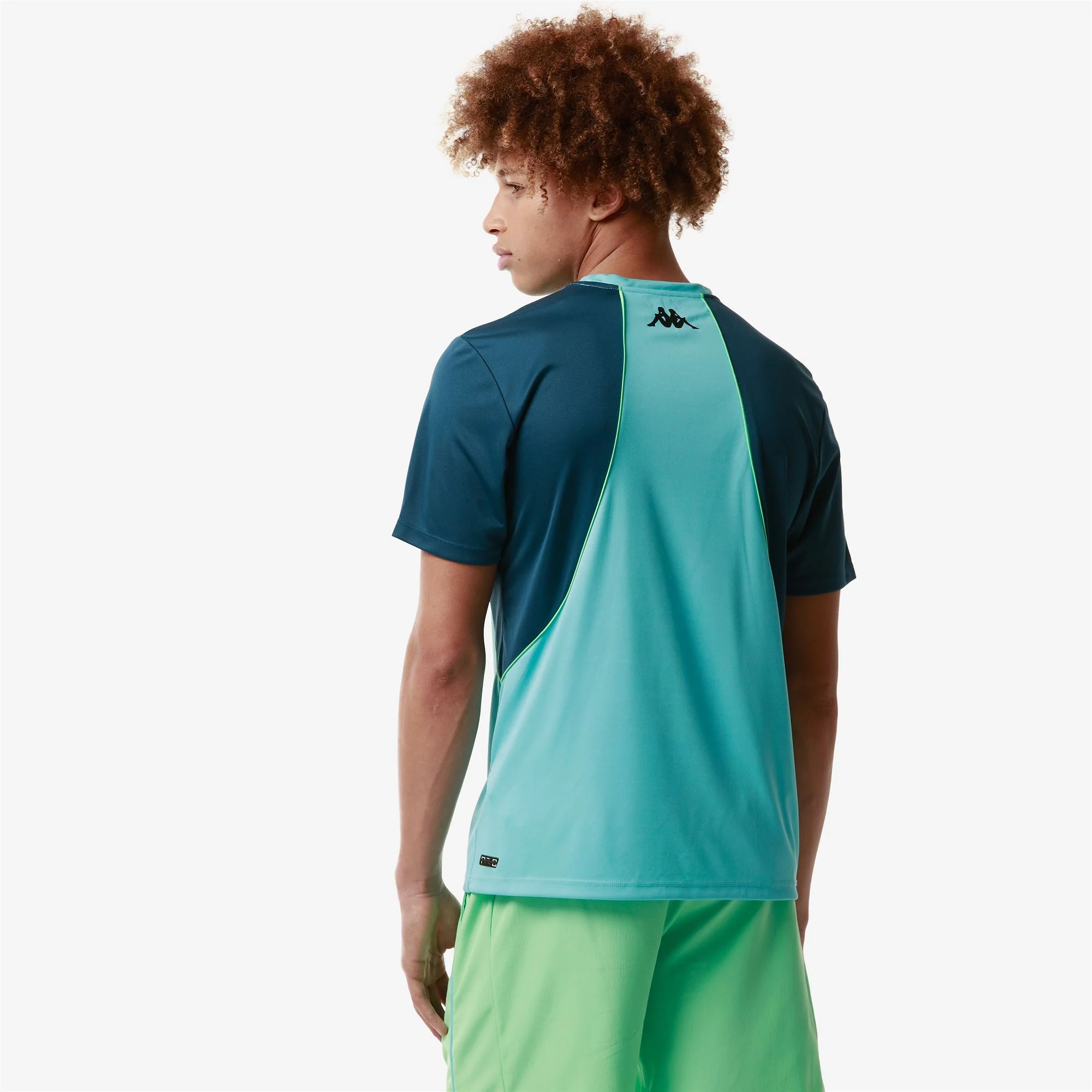 KOMBAT PADEL FAGUS - Active Jerseys - Shirt - Man - TURQUOISE CURACAO-BLUE LEGION - Image 3