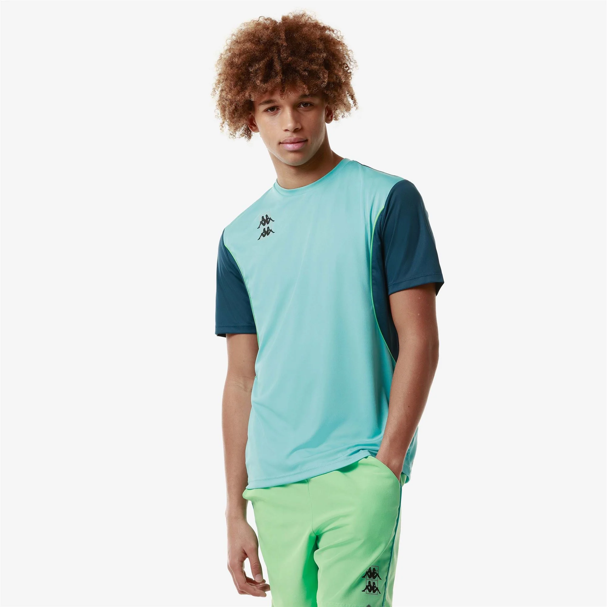 KOMBAT PADEL FAGUS - Active Jerseys - Shirt - Man - TURQUOISE CURACAO-BLUE LEGION - Image 5