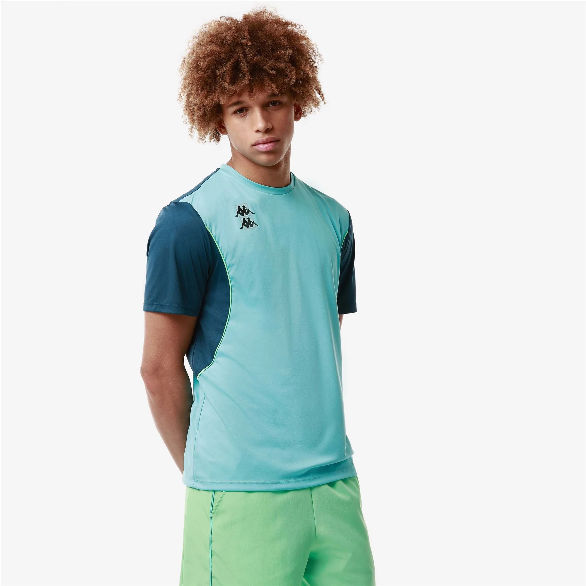 KOMBAT PADEL FAGUS - Active Jerseys - Shirt - Man - TURQUOISE CURACAO-BLUE LEGION - Image 6