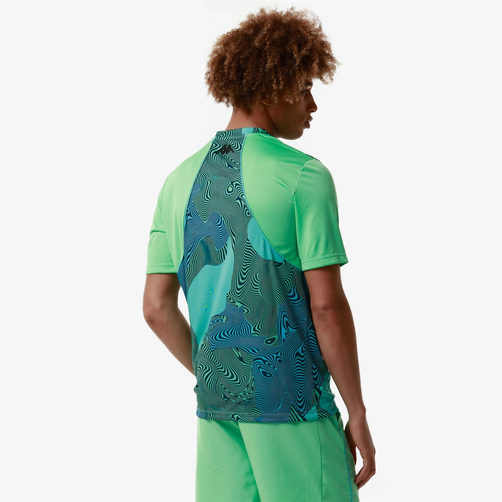 KOMBAT PADEL FIER - Active Jerseys - Shirt - Man - GREEN SPRING-GREEN AQUA-TURQUOISE LT-BLUE - Image 3