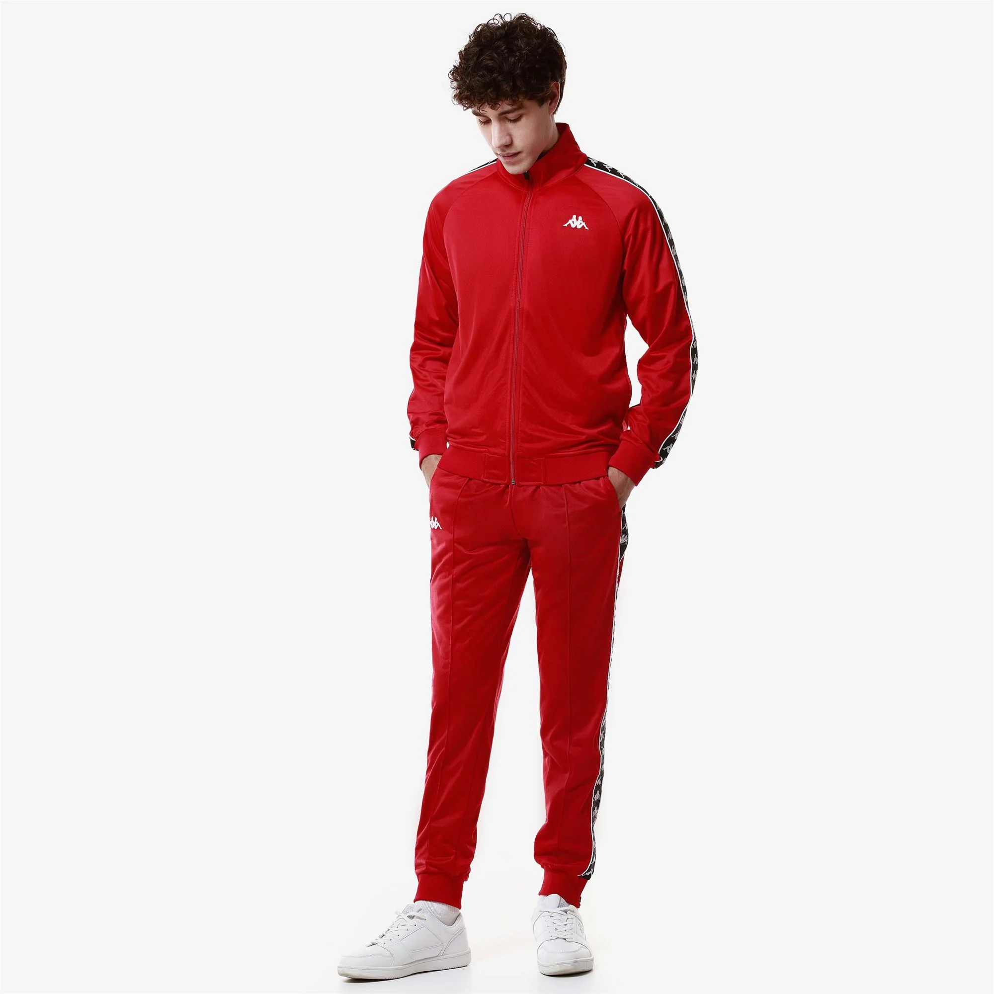 222 BANDA      ANNISTON SLIM - Fleece - Jacket - Man - RED-BLACK - Image 4
