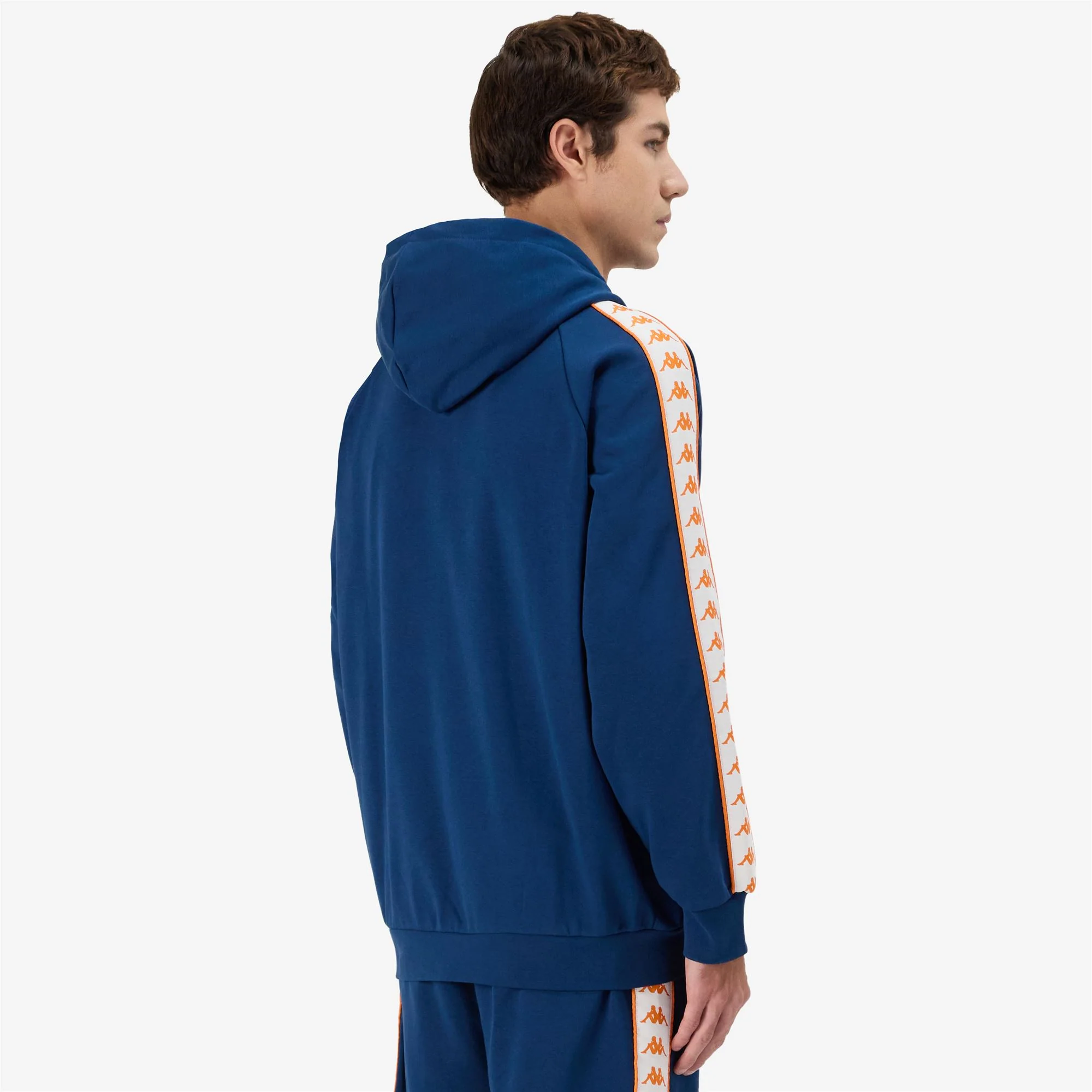 222 BANDA    ZAMIN 3 - Fleece - Jacket - Man - BLUE DK-ORANGE - Image 6