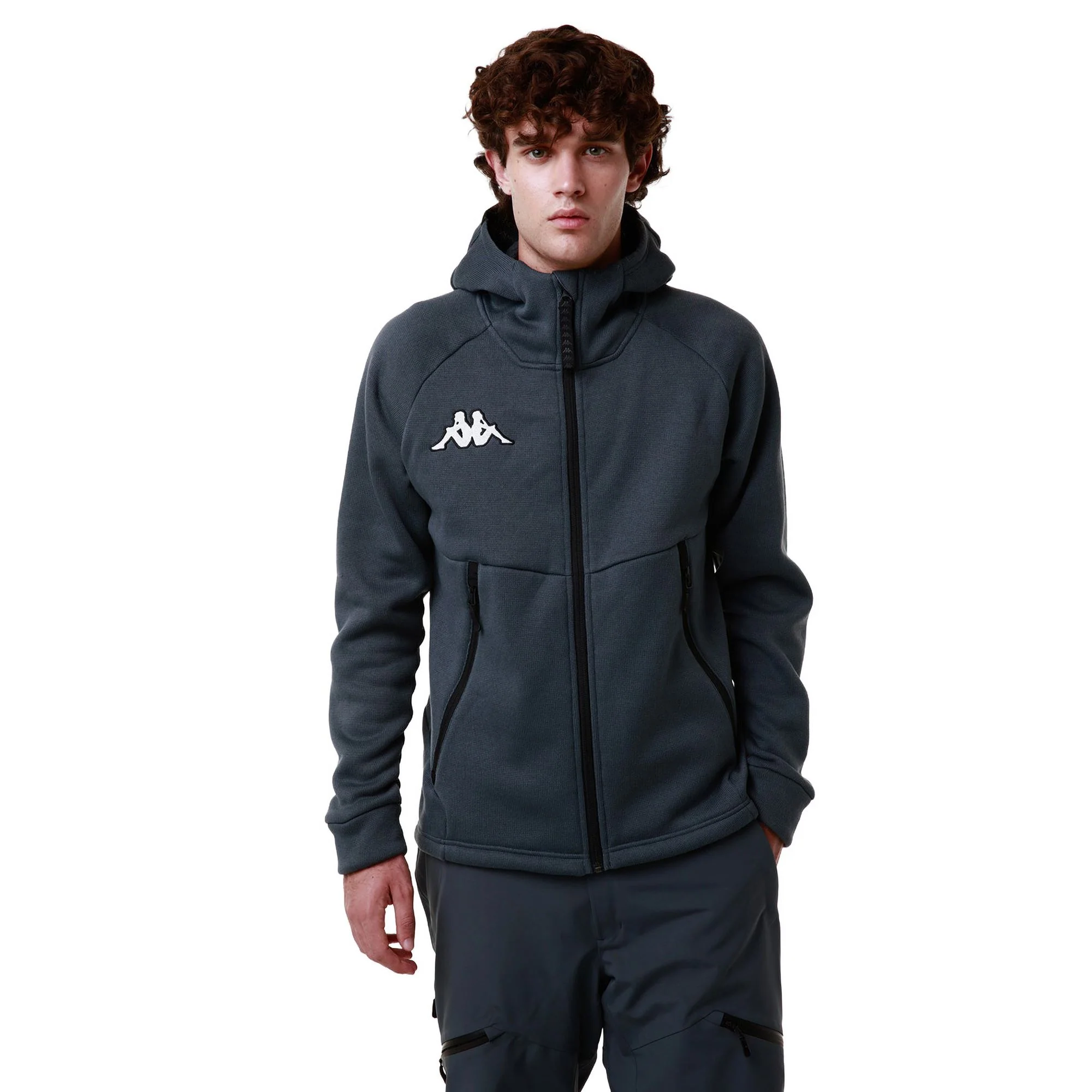 6CENTO 635W - Fleece - Jacket - Man - GREY ASPHALT-BLACK - Image 5