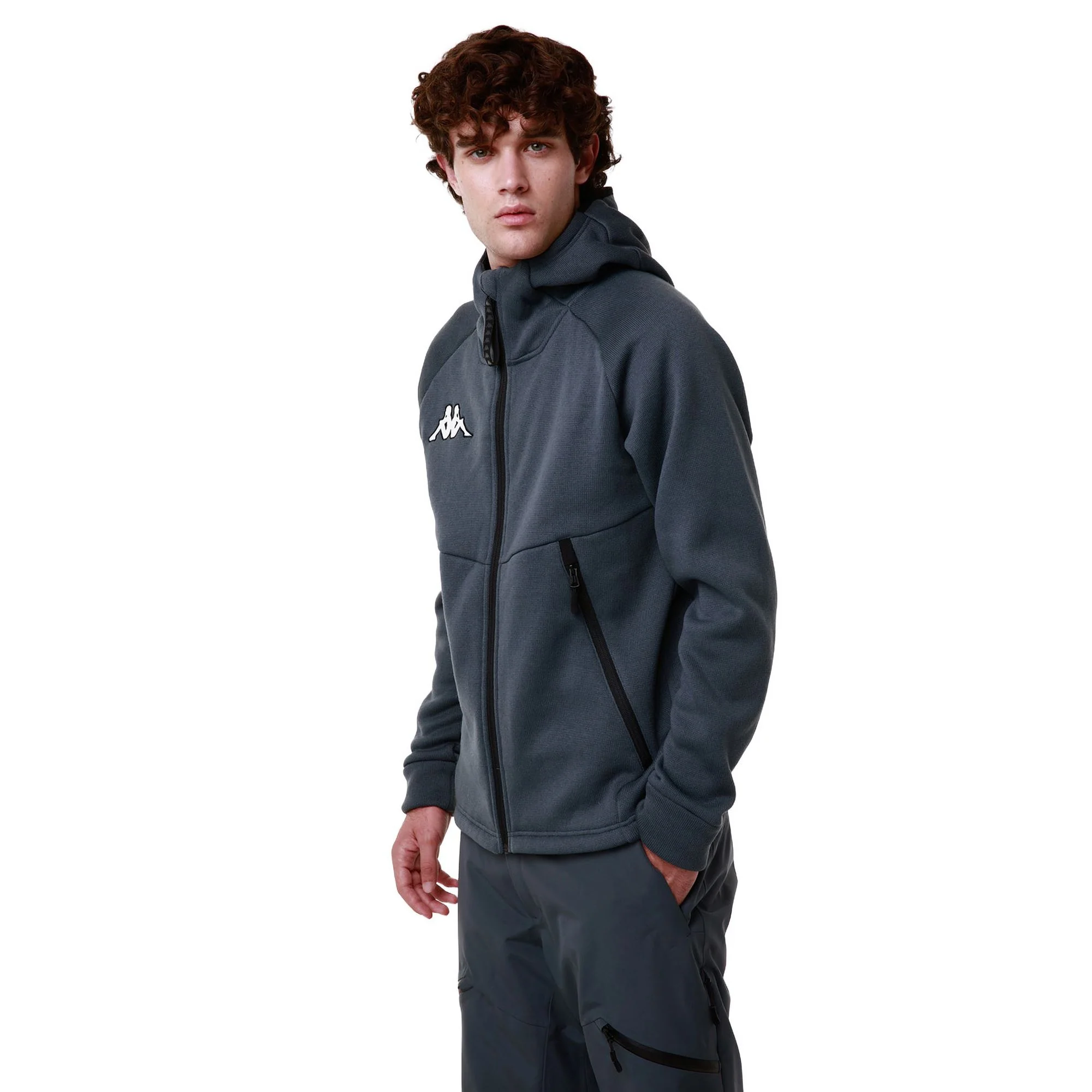 6CENTO 635W - Fleece - Jacket - Man - GREY ASPHALT-BLACK - Image 6