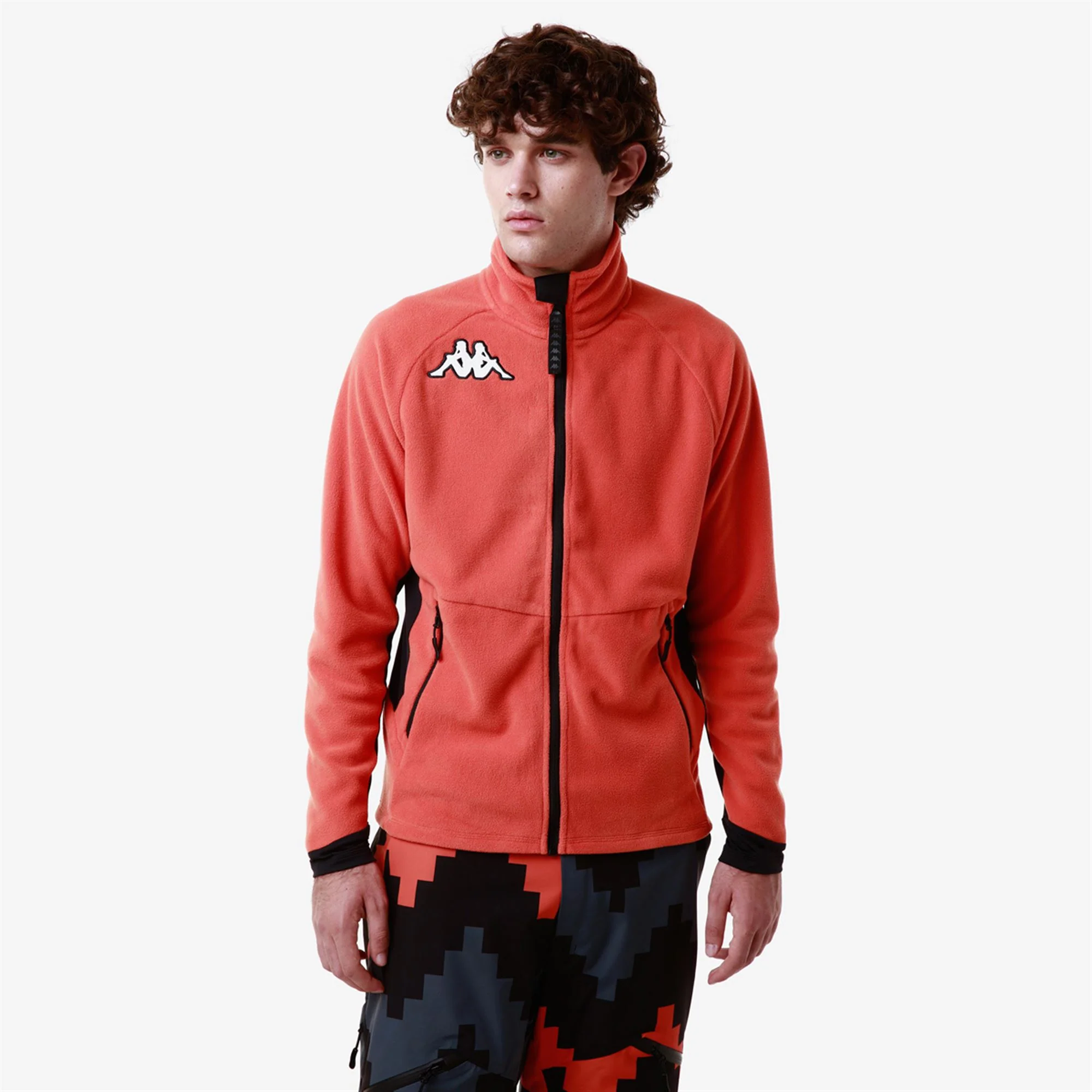 6CENTO 687N - Fleece - Jacket - Man - ORANGE SMUTTY-BLACK - Image 5