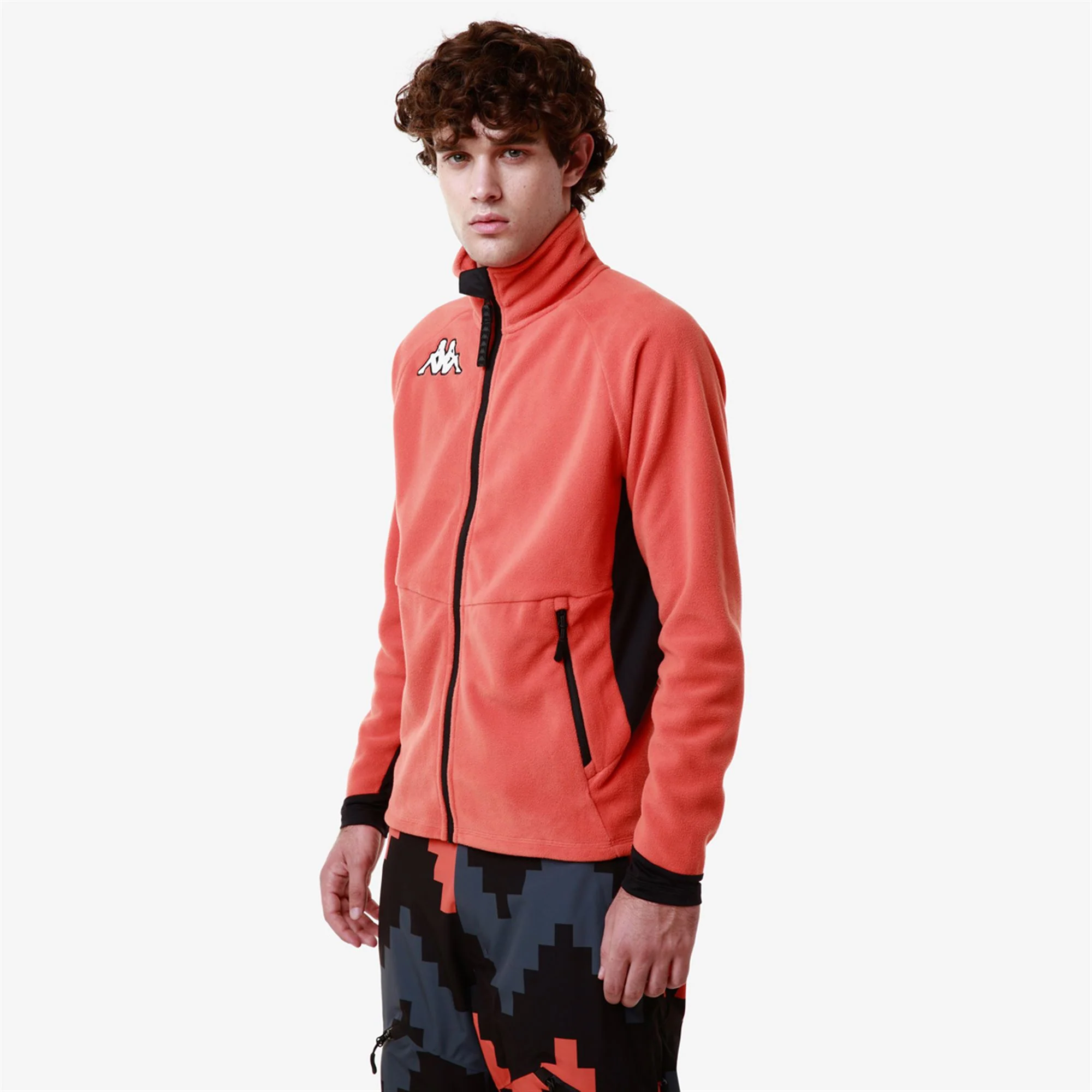 6CENTO 687N - Fleece - Jacket - Man - ORANGE SMUTTY-BLACK - Image 6