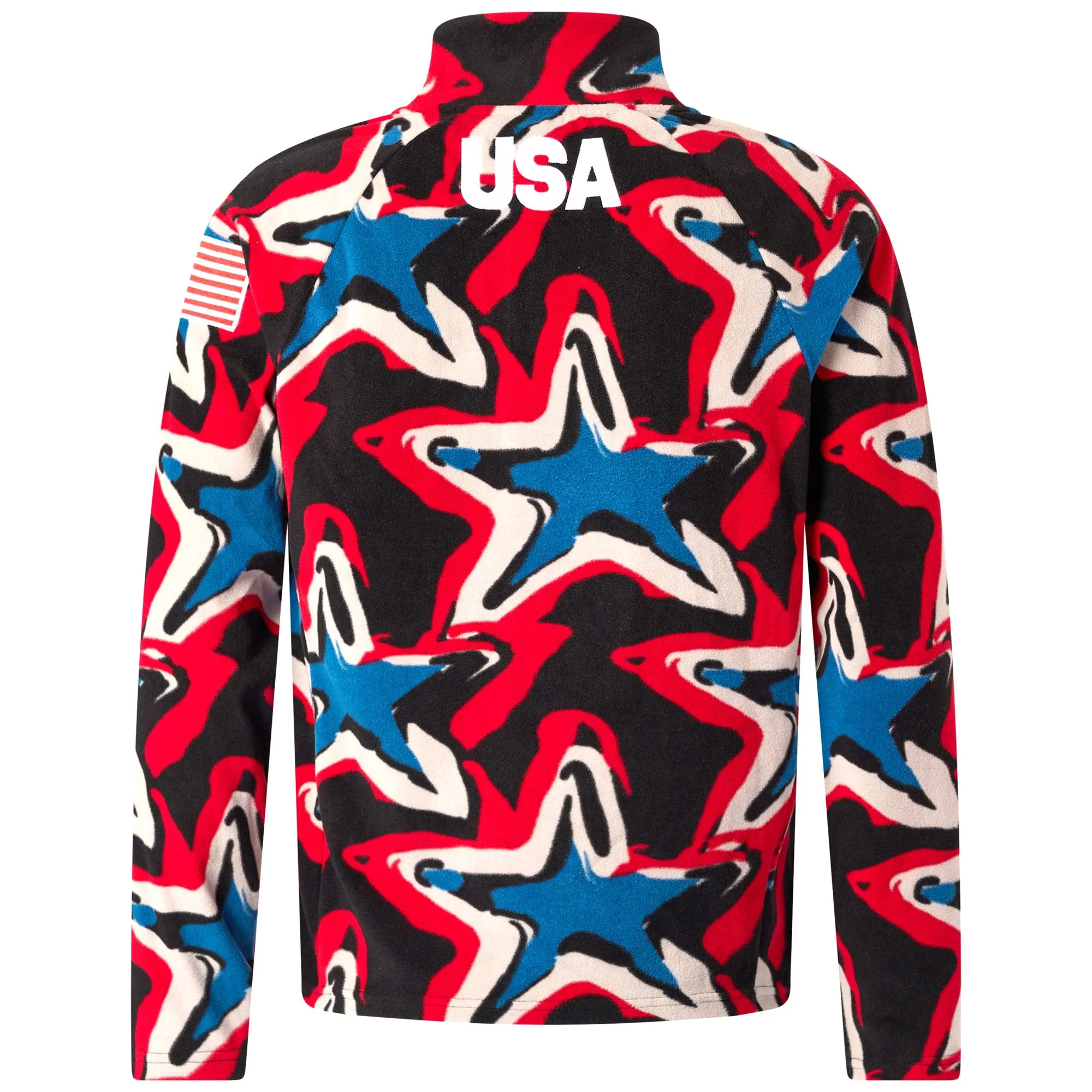 8CENTO  818G US - Fleece - Jumper - Man - BLACK-RED-GREY LT-LEAD-BLUE AVIO - Image 3
