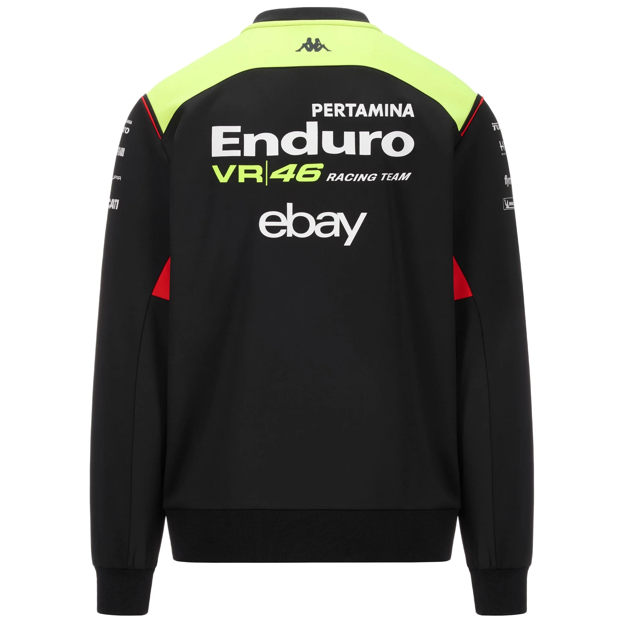 ATRISOMONE VR46 - Fleece - Jacket - Man - BLACK-NEON YELLOW-RED FLAME - Image 4