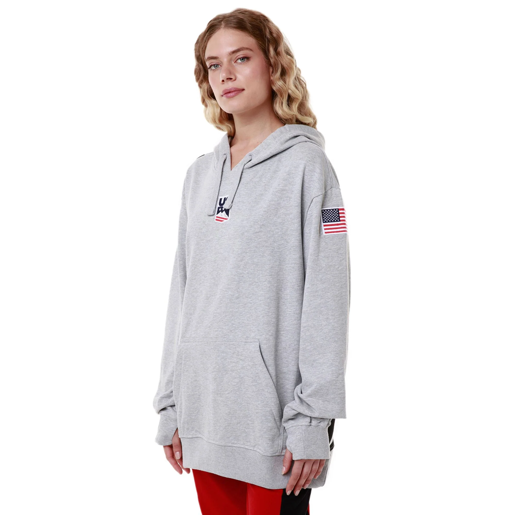 UTAWI USA US - Fleece - Jumper - Unisex - GREY MD-WHITE-MELANGE - Image 6
