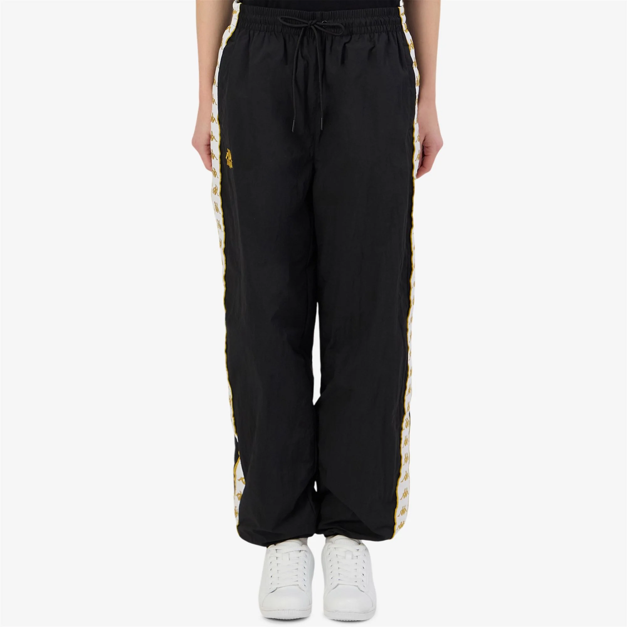 222 BANDA NARA - Pants - Sport Trousers - Woman - BLACK-YELLOW GOLD RICH-WHITE - Image 4