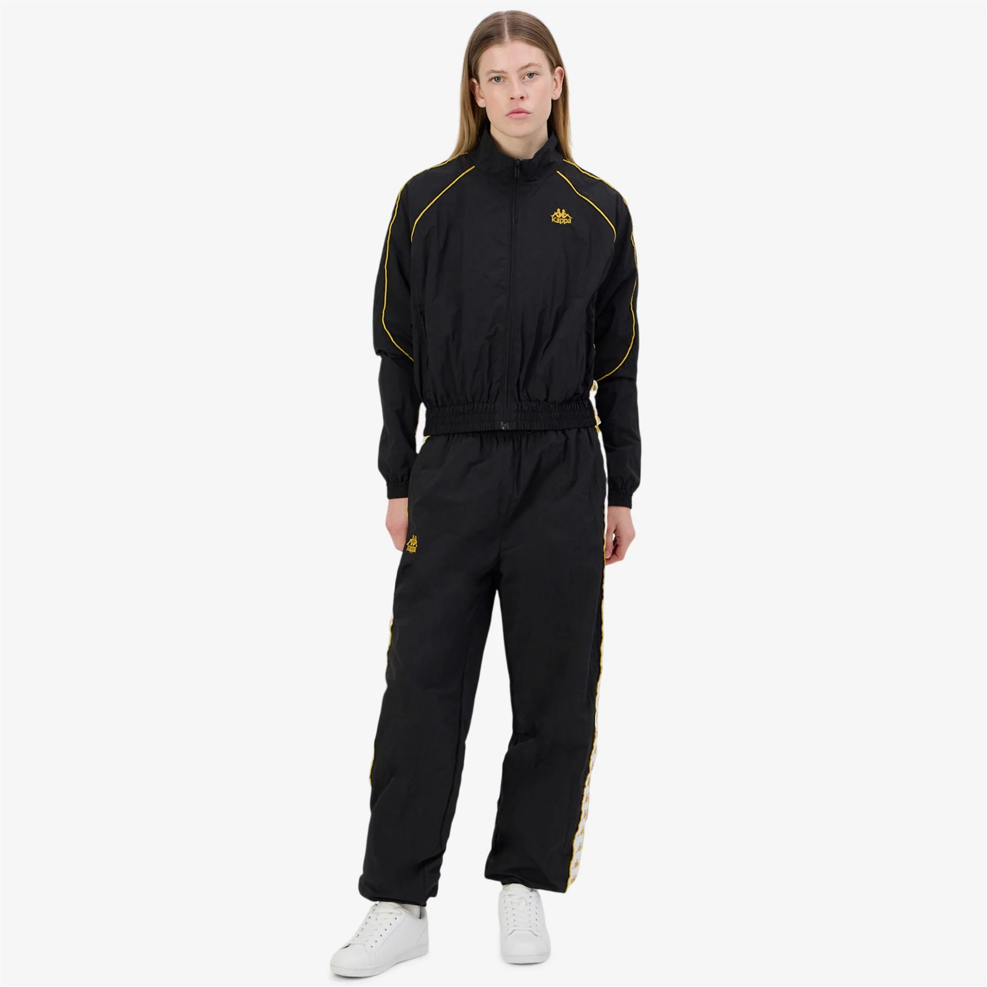 222 BANDA NARA - Pants - Sport Trousers - Woman - BLACK-YELLOW GOLD RICH-WHITE - Image 7