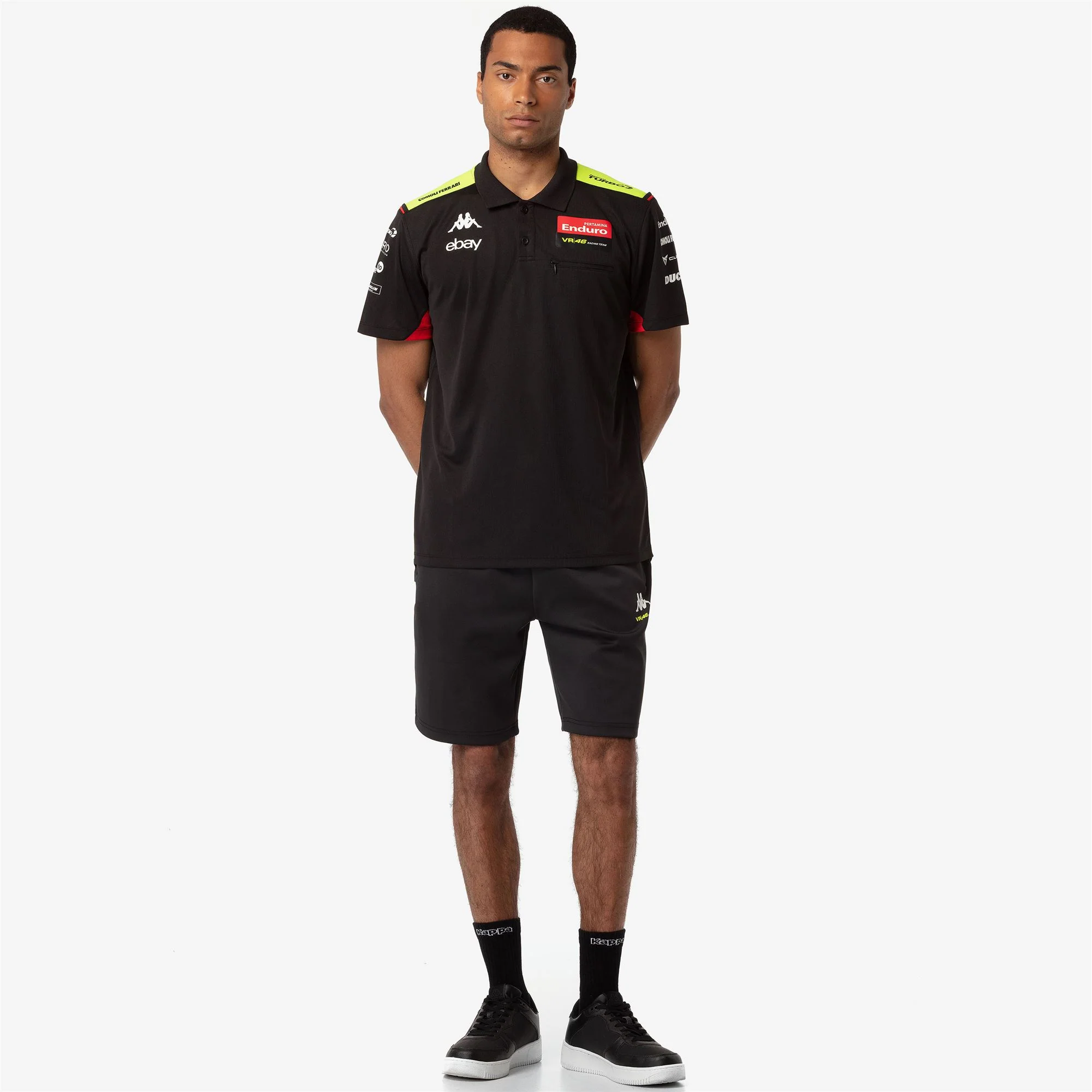 ADOZIPPO VR46 - Shorts - Sport Shorts - Man - BLACK - Image 7