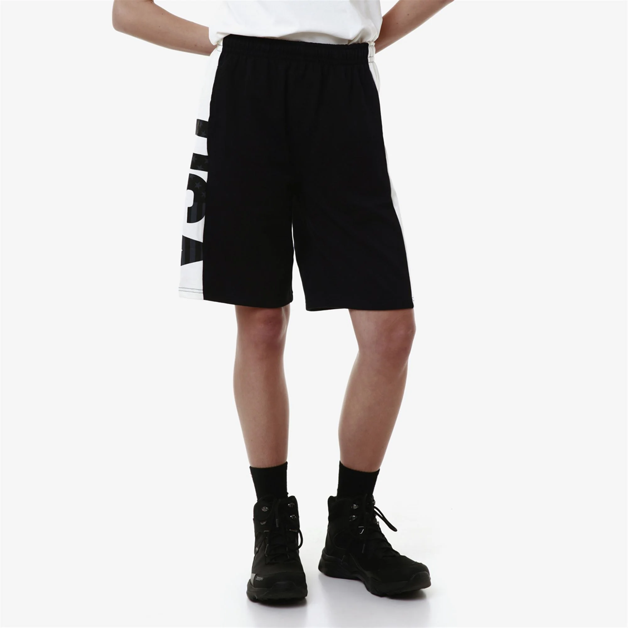 ALOZIP USA US - Shorts - Sport  Shorts - Unisex - BLUE DK NAVY-WHITE MILK - Image 5